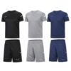 BUYJYAMen's Workout Clothes Athletic Shorts Shirt Set 3 Pack Basketball Football Training Running Gym Christmas gifts